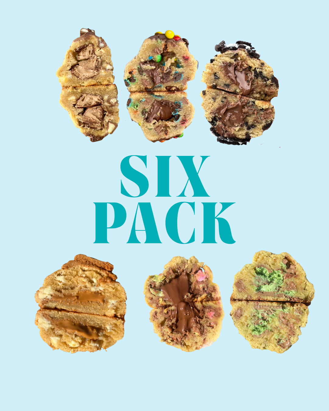 SIX Pack Of NYC-Style Cookies